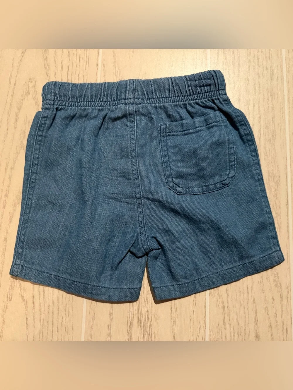 Okie Dokie Baby Boy 18M Pink Button Shirt Blue Shorts Set NWT
